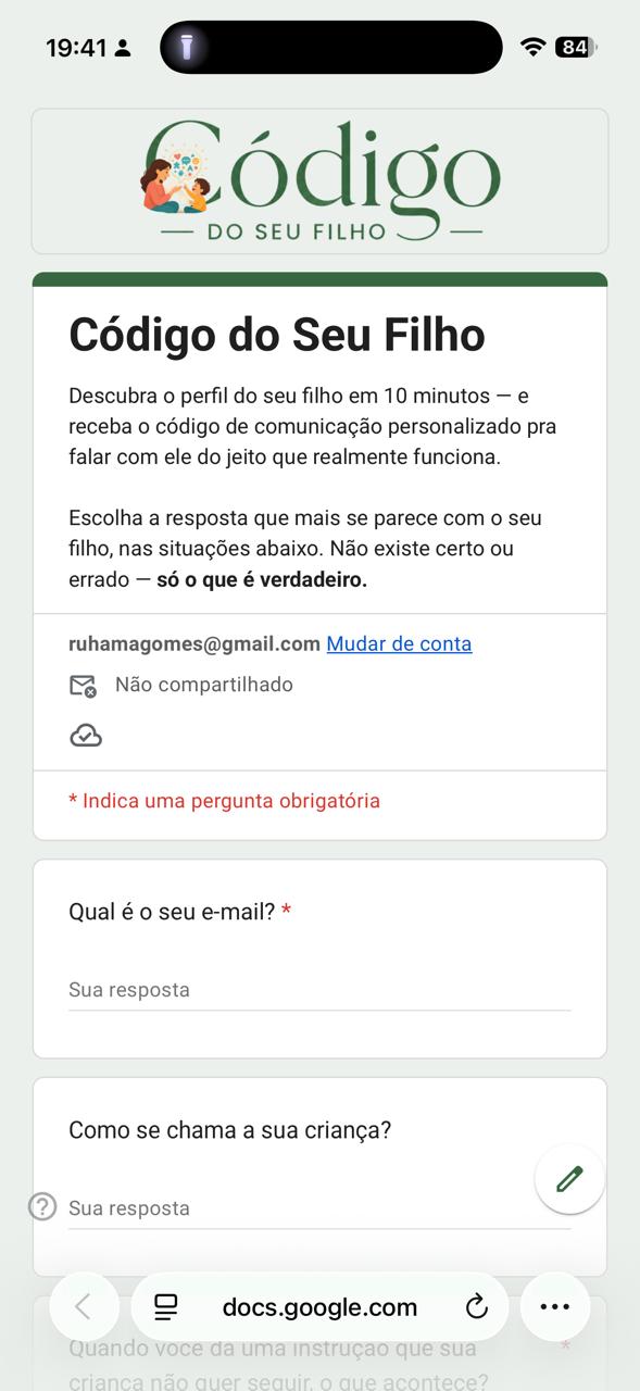 Quiz do filho